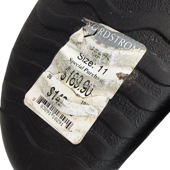 Mephisto Mobils Air Relax Shiny Black Leather Comfort Shoes Sz 11 Slip On Loafer - Picture 8 of 8